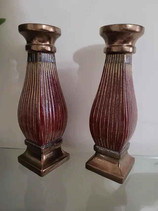 New Candel Holders Set of 2 H16'