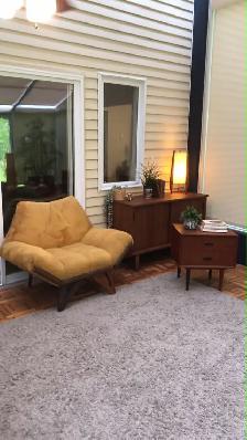 Mid century. TEAK TECK. Table d'appoint table de nuit pour faute - Photo 2