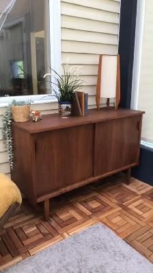 Mid century. TEAK TECK. Table d'appoint table de nuit pour faute - Photo 8