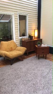 Mid century. TEAK TECK. Table d'appoint table de nuit pour faute - Photo 10