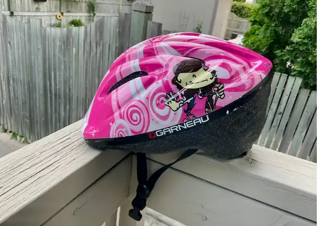 Girls bicycle helmet