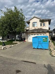 Driveway friendly dumpster bin rentals AFFORDABLE