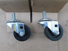 Heavy Duty 3' (60mm) casters with 1/2' (10mm) stud mount - Photo 7