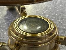 World Globe 15" Gemstone Inlaid On Brads Stand - Photo 5
