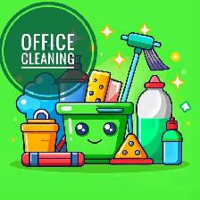I clean offices and schools.
