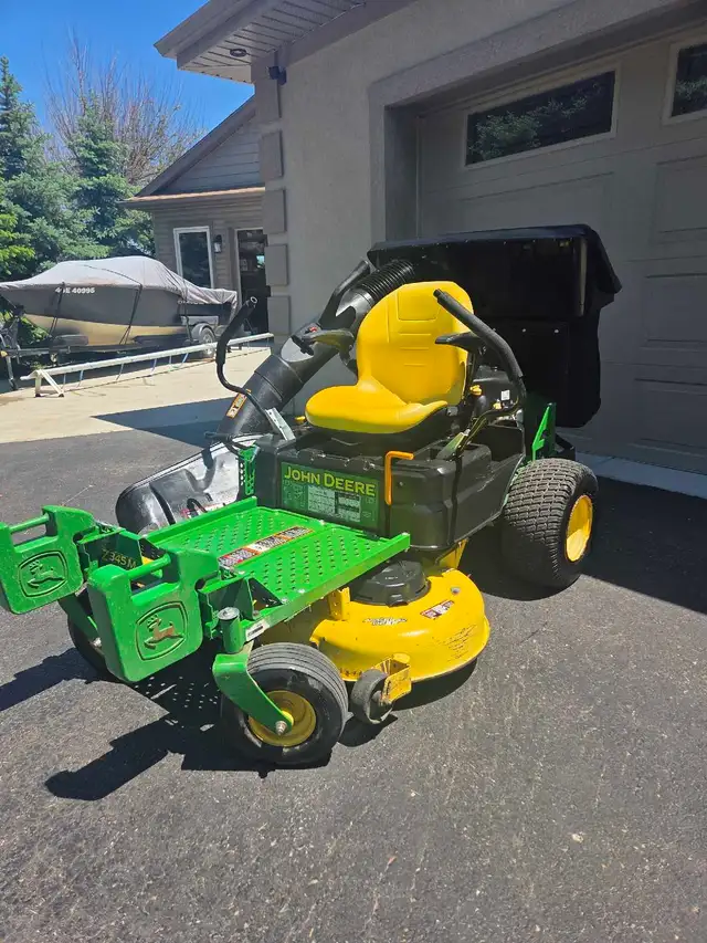 john deere z345m zero turn