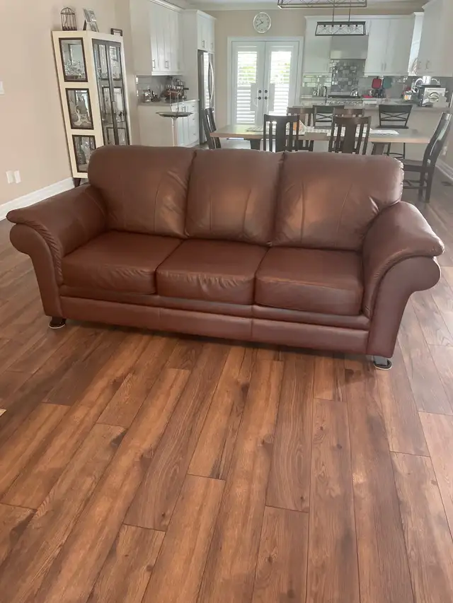 Leather couch