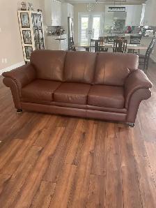 Leather couch