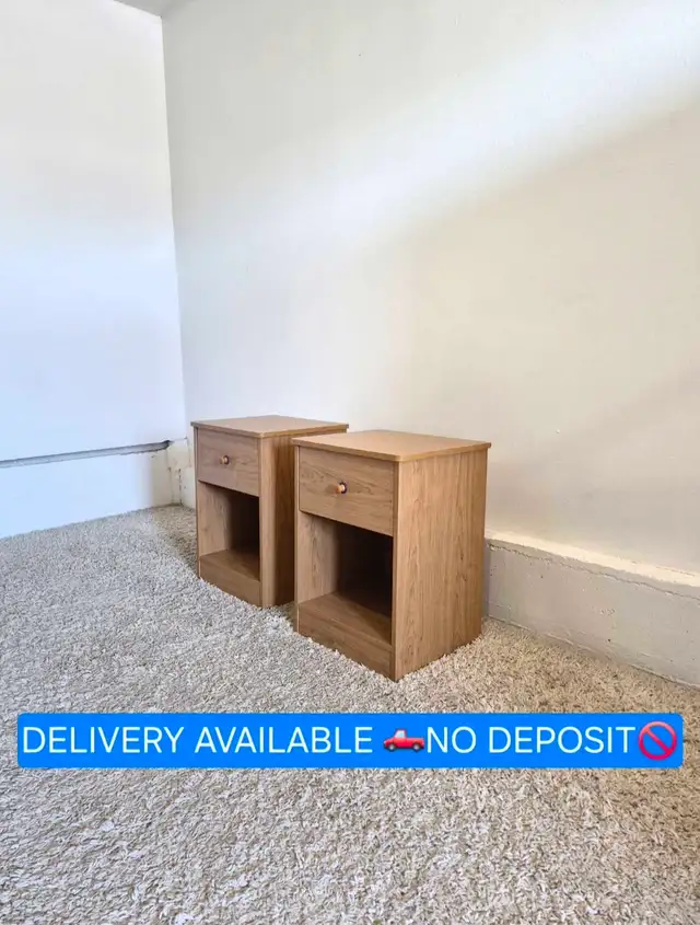 FREE DELIVERY Matching Brown NightStand/Bedside Table/Night tabl
