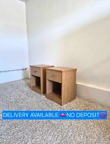 FREE DELIVERY Matching Brown NightStand/Bedside Table/Night tabl