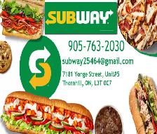 Subway® Sandwich Artist® — Now Hiring