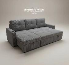 Corduroy Sofa Bed - Photo 3