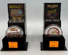 999 Fine Silver Vintage Video Game Coins with Arcade Cabinet Box