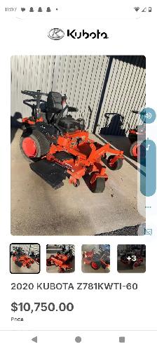 Kubota Z781KWTI-60 Zero Turn Mower