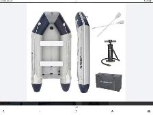 Costco 12 ft inflatable with 6hp 4 stroke - Photo 2
