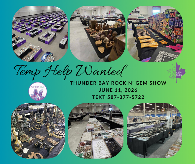 Temporary Event Staff – Thunder Bay Rock N' Gem Show