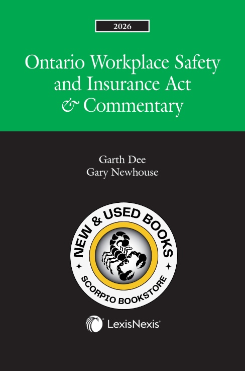Ontario Workplace Safety and Insurance Act 2026 9780433540281