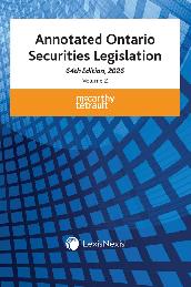 Annotated Ontario Securities Legislation 64E 9780433541059 - Photo 2
