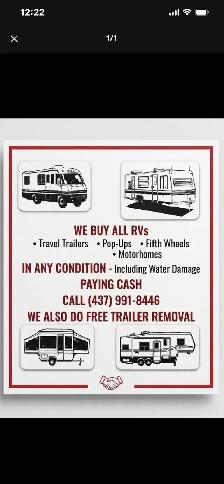 RVS WANTED CASH PAID