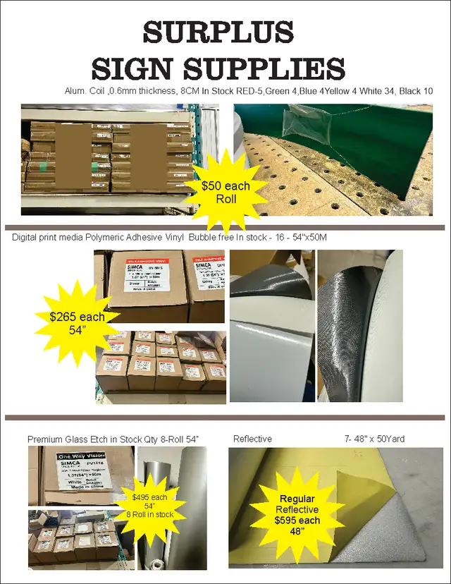 Surplus Sign Supplies
