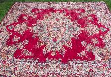 PAST and PRESENT ANTIQUES - VINTAGE WOOL CARPET - 8' 9' X 10' 2' - Photo 3