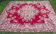 PAST and PRESENT ANTIQUES - VINTAGE WOOL CARPET - 8' 9' X 10' 2' - Photo 4