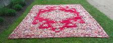 PAST and PRESENT ANTIQUES - VINTAGE WOOL CARPET - 8' 9' X 10' 2' - Photo 5