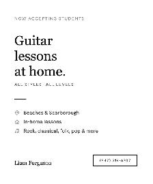 Guitar Lessons At Home