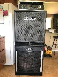 Marshall / Peavey / SWR  full Bass Gut Stack /