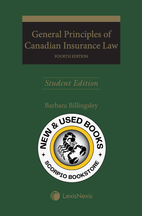 General Principles of Canadian Insurance Law 4E 9780433531982
