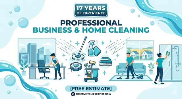Professional Cleaning: Homes, Offices, Businesses & Airbnb