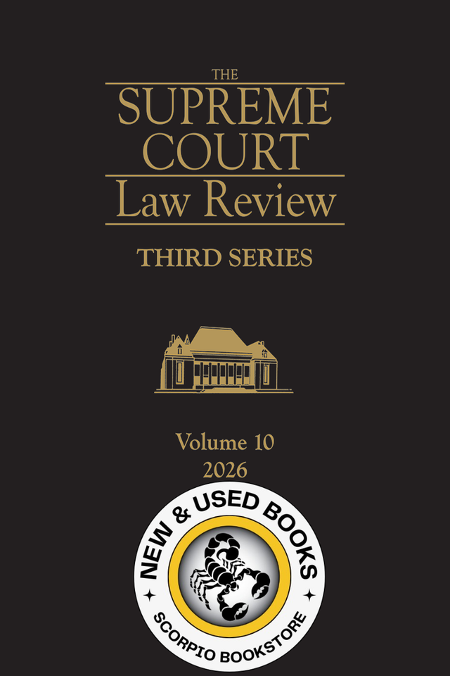 Supreme Court Law Review 3rd Series Volume 10 9780433539926