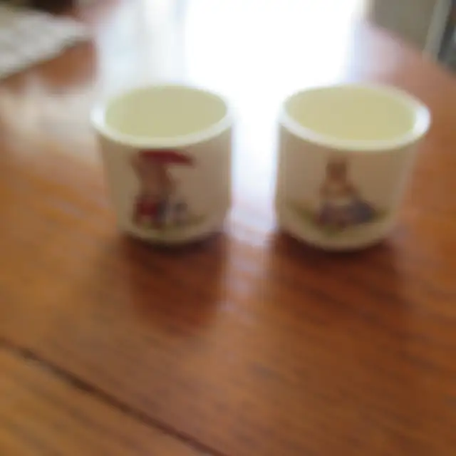 BUNNYKINS EGG CUPS