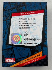 Marvel 1oz .999 Fine Silver Doctor Octopus Coin - Photo 3