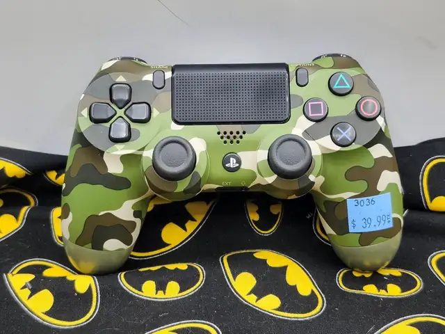 PlayStation 4 Wireless Controller - Green Camo (#3036)