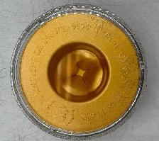 2020 1.5oz 999 Fine Silver Classic Mountie Hat with Gold Plating - Photo 3