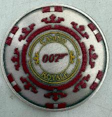 Casino Royal 007 1oz .999 Fine Silver Coloured Coin - Photo 2