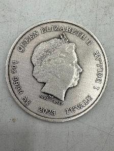 Casino Royal 007 1oz .999 Fine Silver Coloured Coin - Photo 3