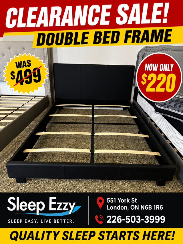⚡ Double Bed Frame – Must Go!