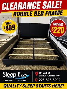 ⚡ Double Bed Frame – Must Go!
