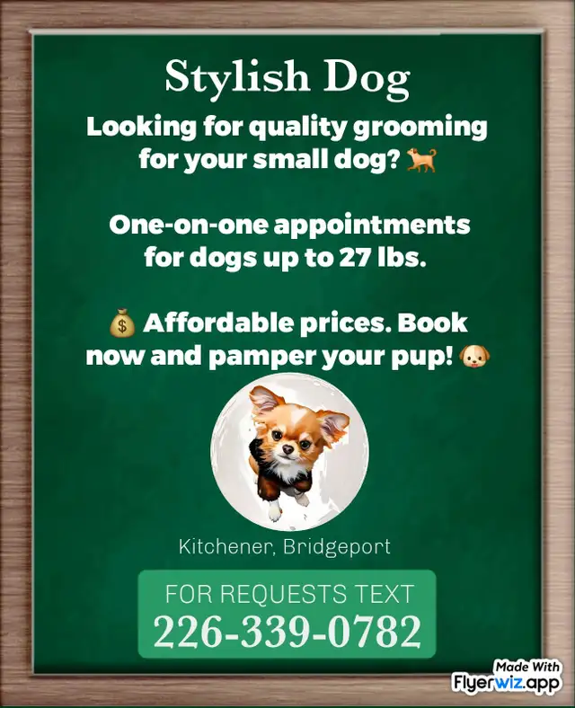 Grooming for mini and small dogs