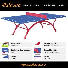 Outdoor ping-pong table / Table de tennis extérieure