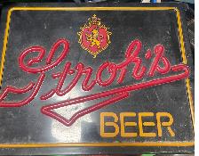Stroh's Beer Neon Sign