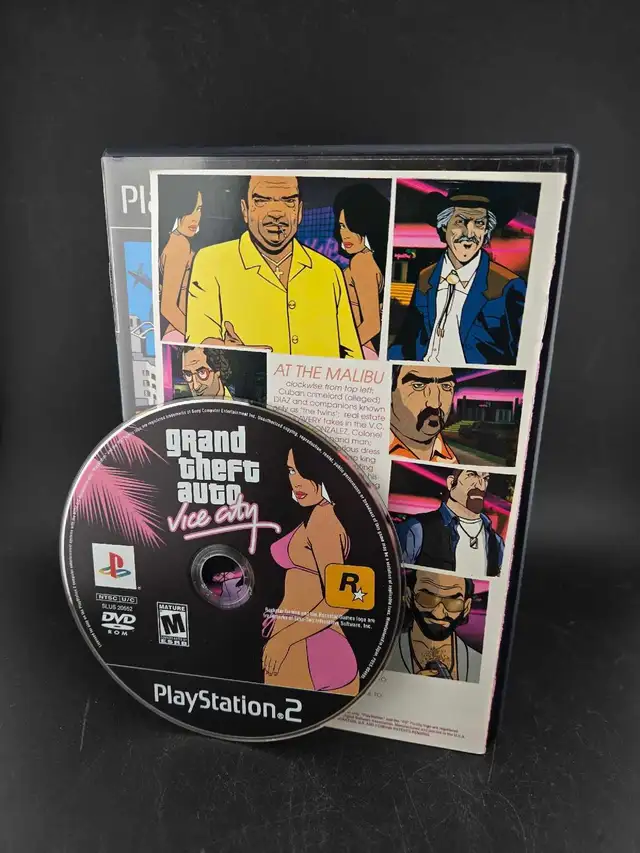 PS2 Game Grand Theft Auto Vice City