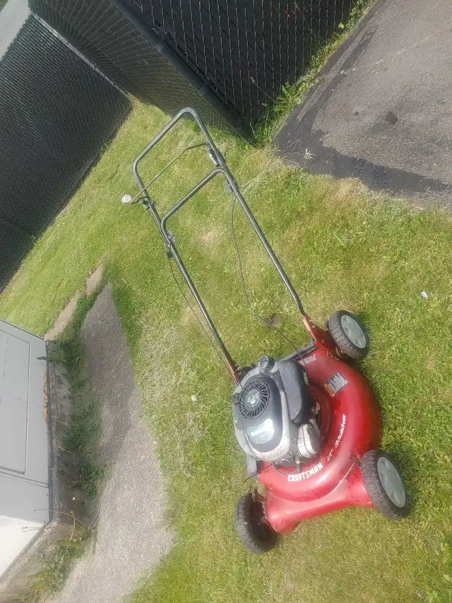 Craftsman 21-inch Lawn Mower. Starts when it wants to