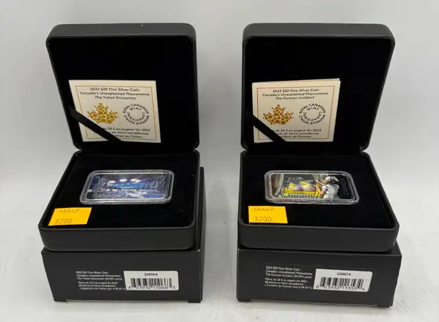 .999 Fine Silver Coin(s) Canada's Unexplained Phenomena