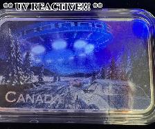 .999 Fine Silver Coin(s) Canada's Unexplained Phenomena - Photo 3