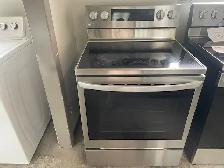 Cuisinière stainless vitrocéramique ThinQ LG