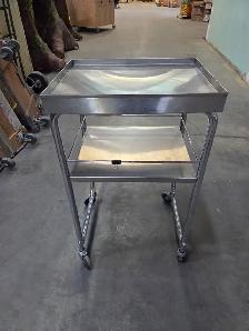 Stainless Steel 2 Tier Rolling Trolley - Photo 3