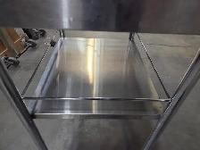 Stainless Steel 2 Tier Rolling Trolley - Photo 5